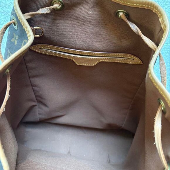 Authentic Louis Vuitton Backpack Montsouris GM EXTRA LARGE Monogram Bag Tote - Picture 10 of 16